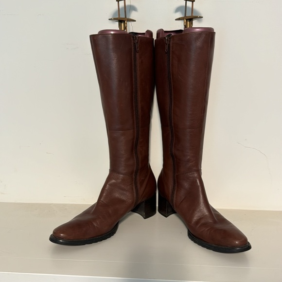 ECCO Brown leather boots - barely worn - Picture 5 of 6